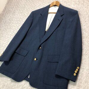 ARNOLD PALMER Vintage Navy Blue Captain Two Gold Button Blazer Sport Coat Sz 42R